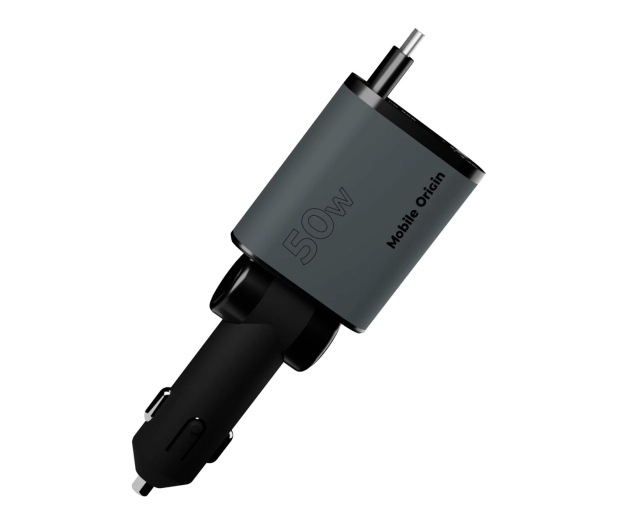 Mobile Origin Car Charger CA28 4in1 USB-C USB-A USB-C and Lightning Cable - 1502705 - zdjęcie 2